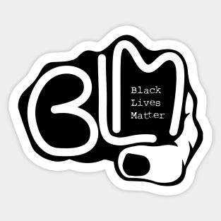 BLM B FIST Sticker